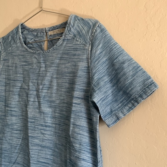 ALLSAINTS Jina Ombre shift Dress Short Sleeve Size 8 - Picture 7 of 9